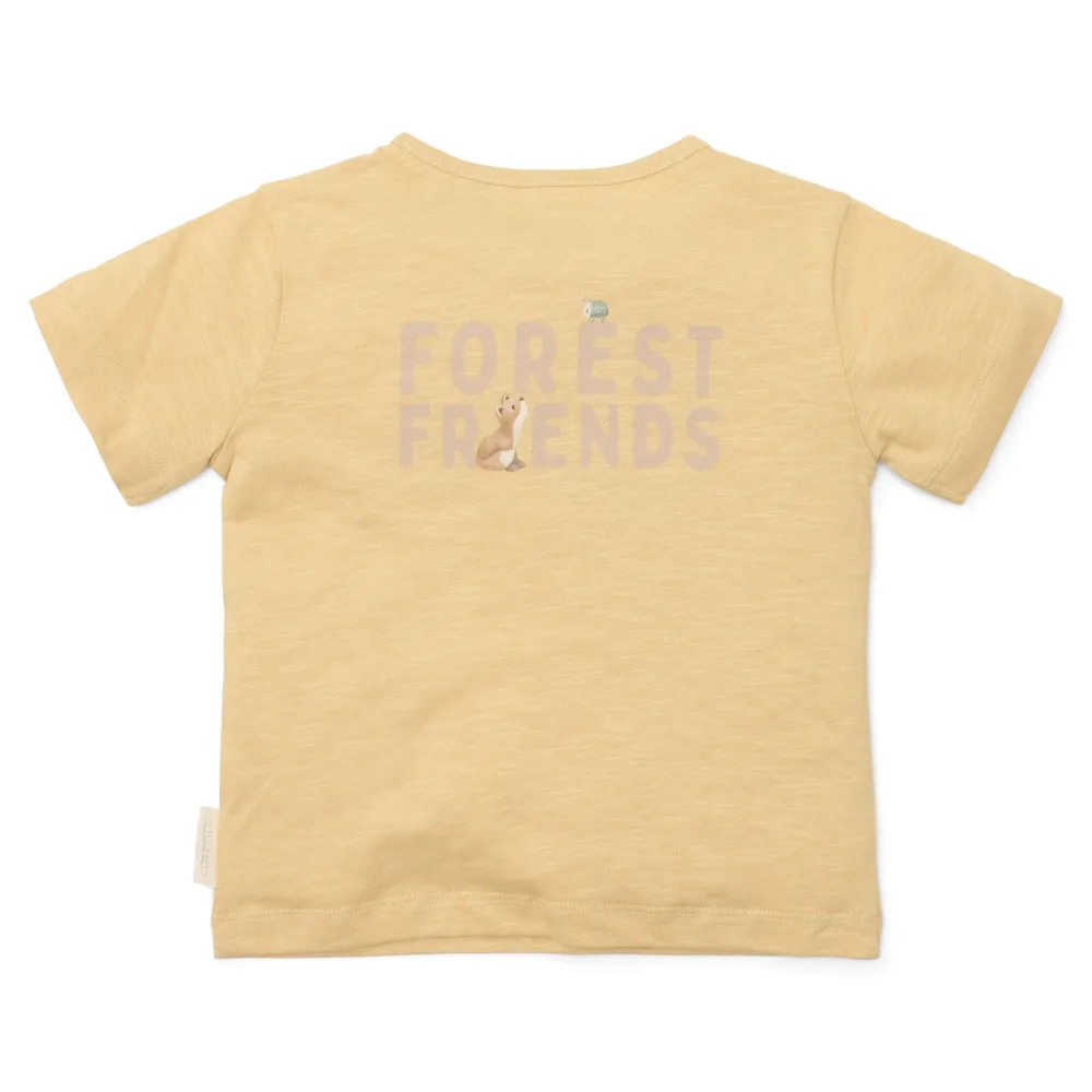 Little Dutch Shirt korte mouw - Geel - Forest Friends