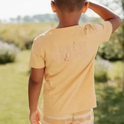 Little Dutch Shirt korte mouw - Geel - Forest Friends