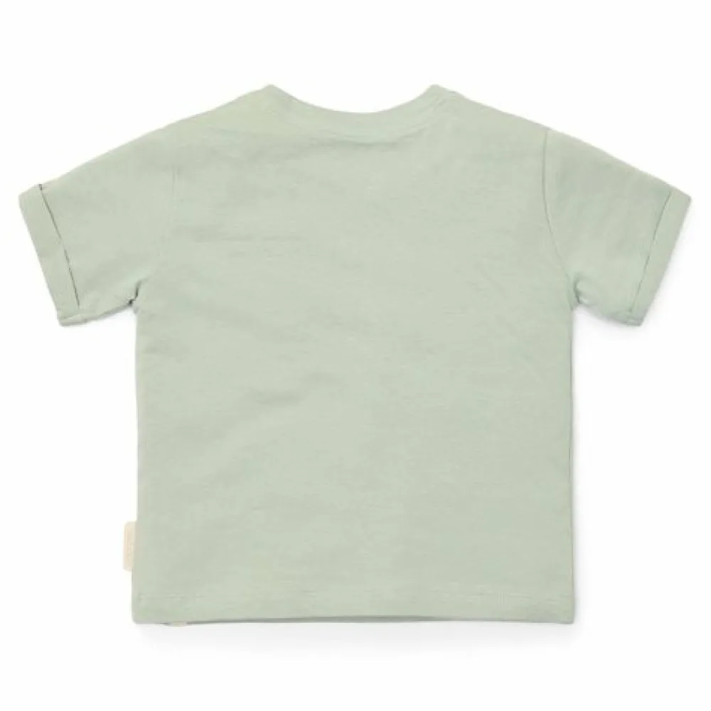 Little Dutch Shirt korte mouw - Groen - Forest Friends