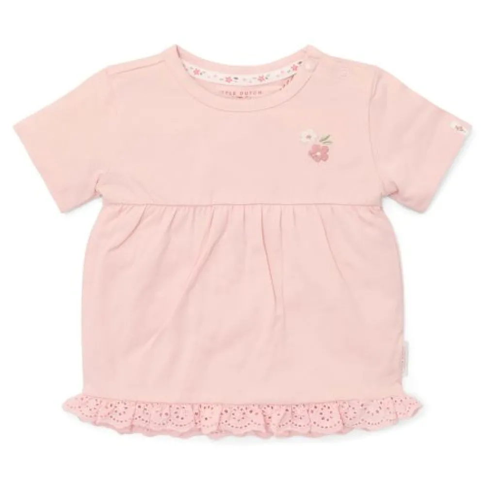 Little Dutch Shirt korte mouw - Lichtroze - Fairy Garden