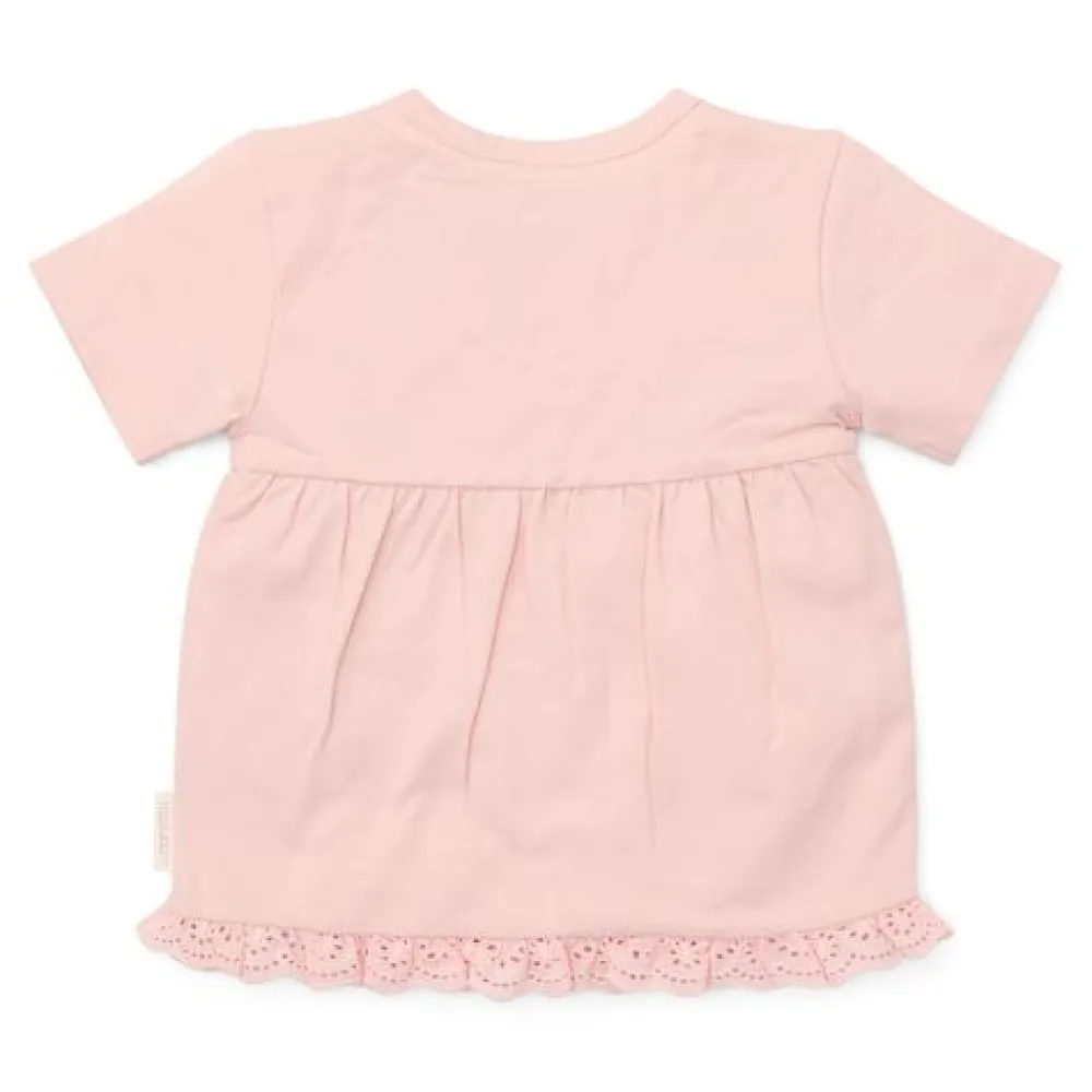 Little Dutch Shirt korte mouw - Lichtroze - Fairy Garden