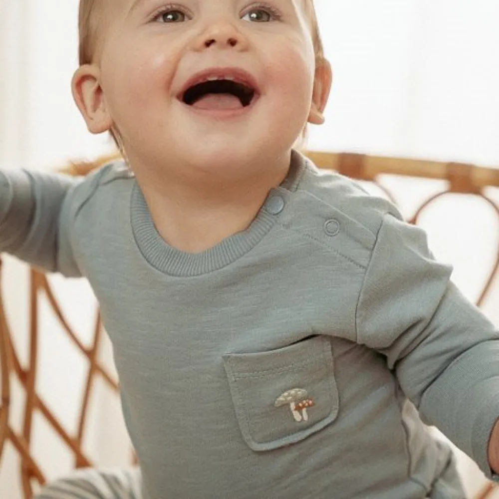 Little Dutch Shirt lange mouw - Blauw - Forest Friends