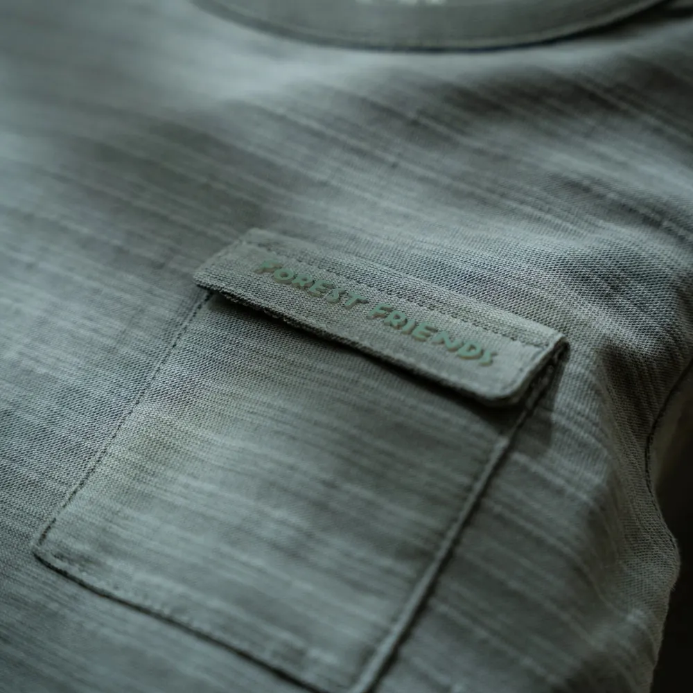 Little Dutch Shirt lange mouw - Groen - Forest Friends