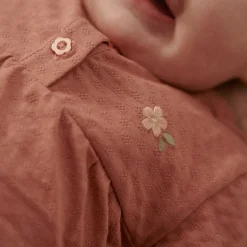 Little Dutch Shirt lange mouw - Roze - Fairy Garden