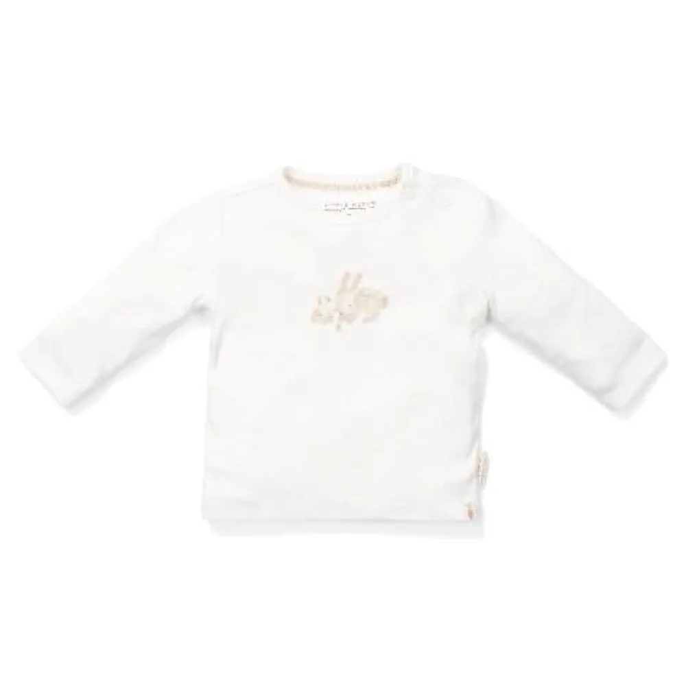 Little Dutch Shirt lange mouw - Wit - Newborn Naturals