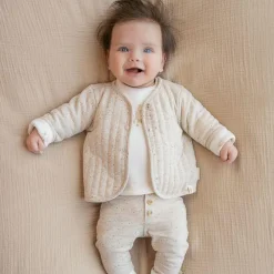 Little Dutch Shirt lange mouw - Wit - Newborn Naturals