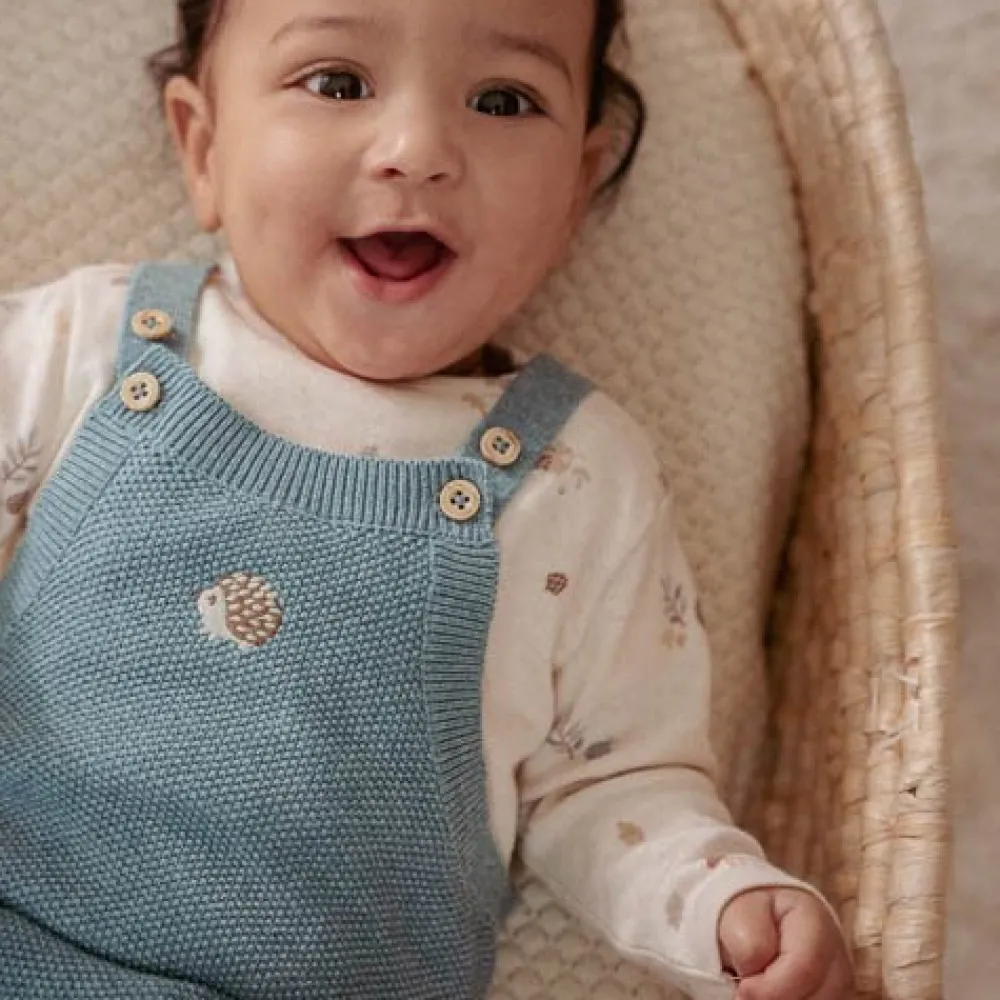 Little Dutch Shirt lange mouw - Zand - Forest Friends - All over print