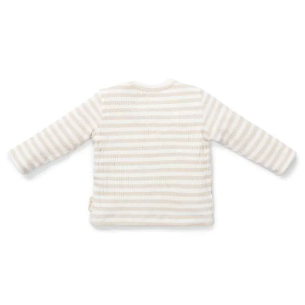 Little Dutch Shirt lange mouw - Zand - Newborn Naturals