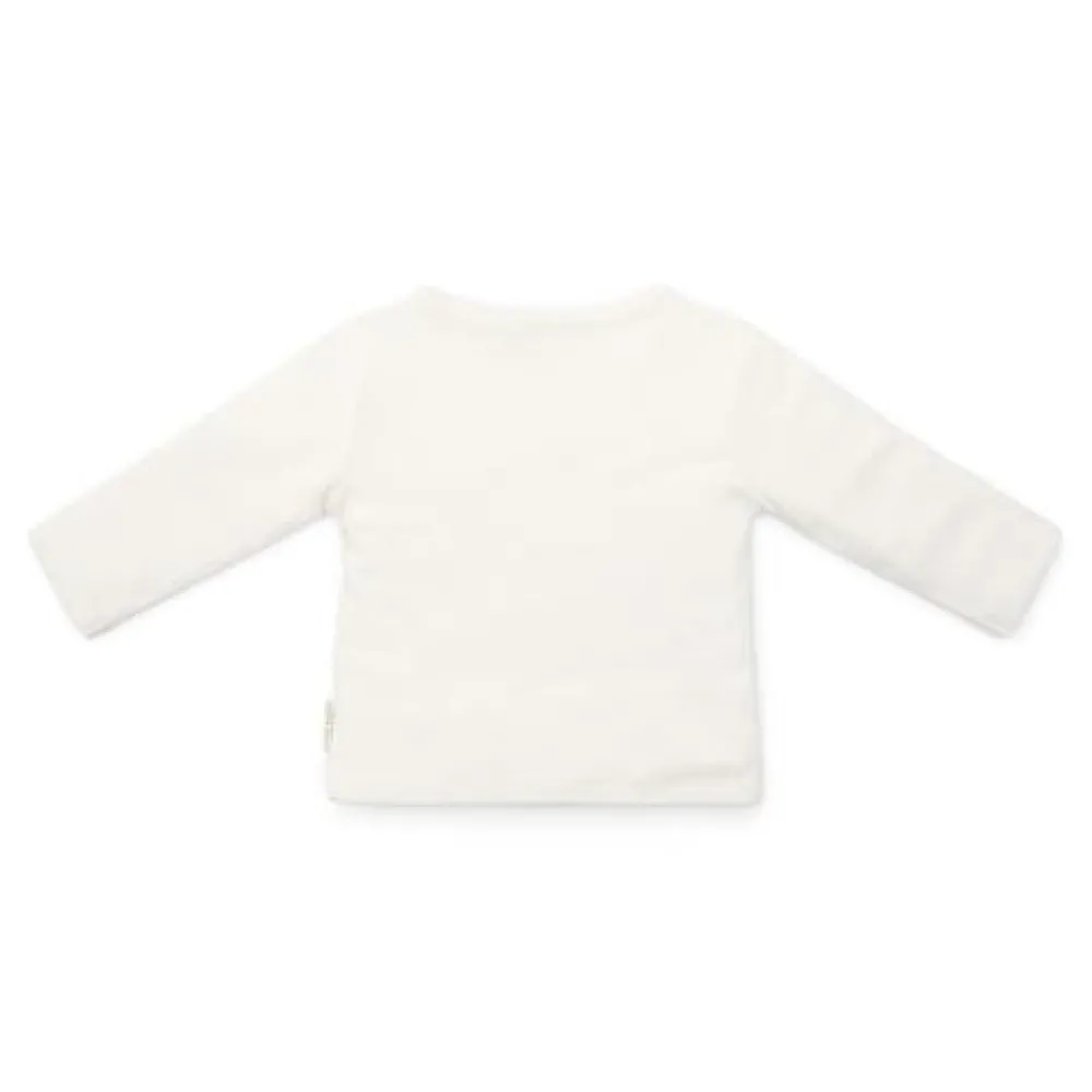 Little Dutch Shirt overslag lange mouw - Wit - Little Farm - Opdruk