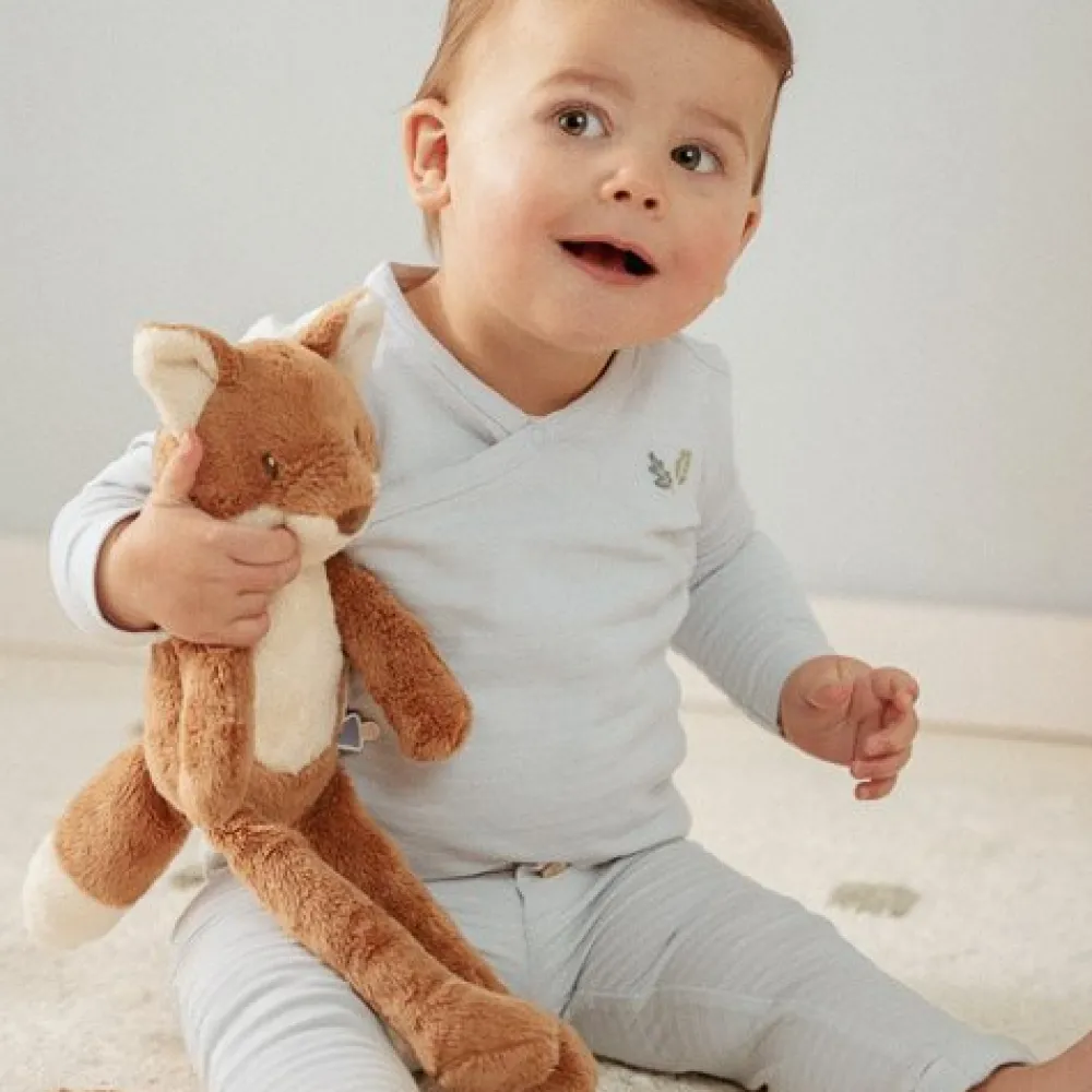 Little Dutch Shirt overslag lange mouw - Blauw - Forest Friends