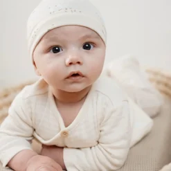 Little Dutch Shirt overslag lange mouw - Beige - Newborn Naturals