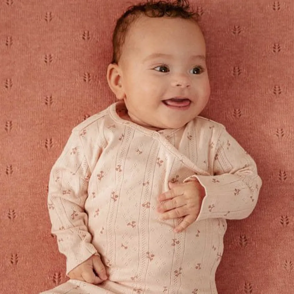 Little Dutch Shirt overslag lange mouw - Roze - Fairy Garden - Fairy Flowers