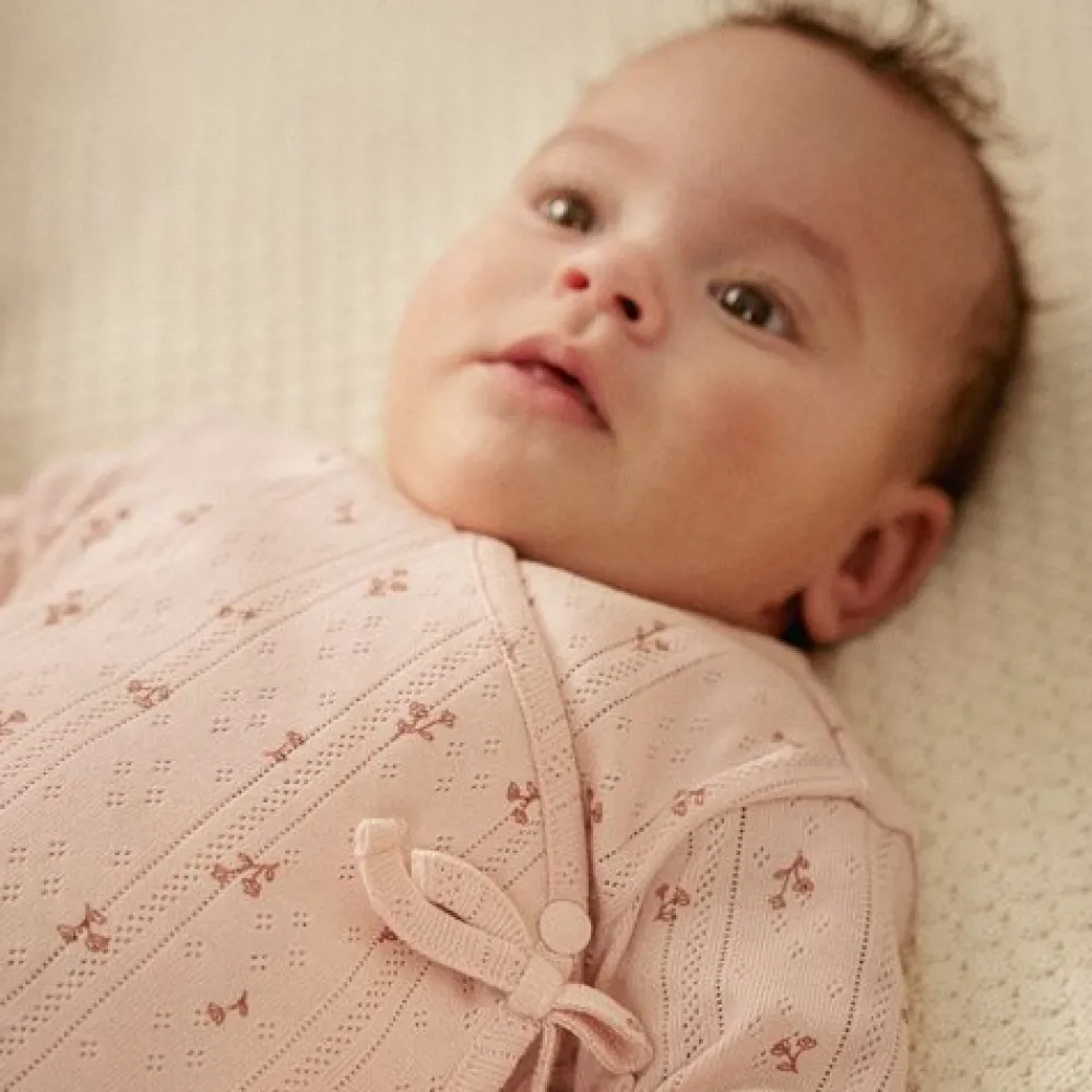 Little Dutch Shirt overslag lange mouw - Roze - Fairy Garden - Fairy Flowers