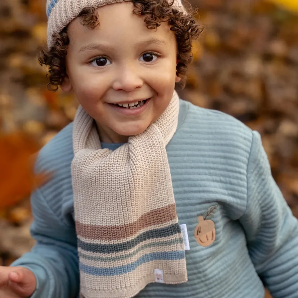 Little Dutch Sjaal - Bruin - Maat one size - Forest Friends - Stripe