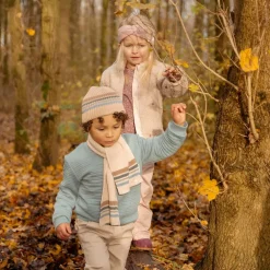 Little Dutch Sjaal - Bruin - Maat one size - Forest Friends - Stripe