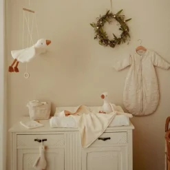 Little Dutch Slaapzak winter – Beige – Maat 70 cm – Newborn Naturals – Little Goose