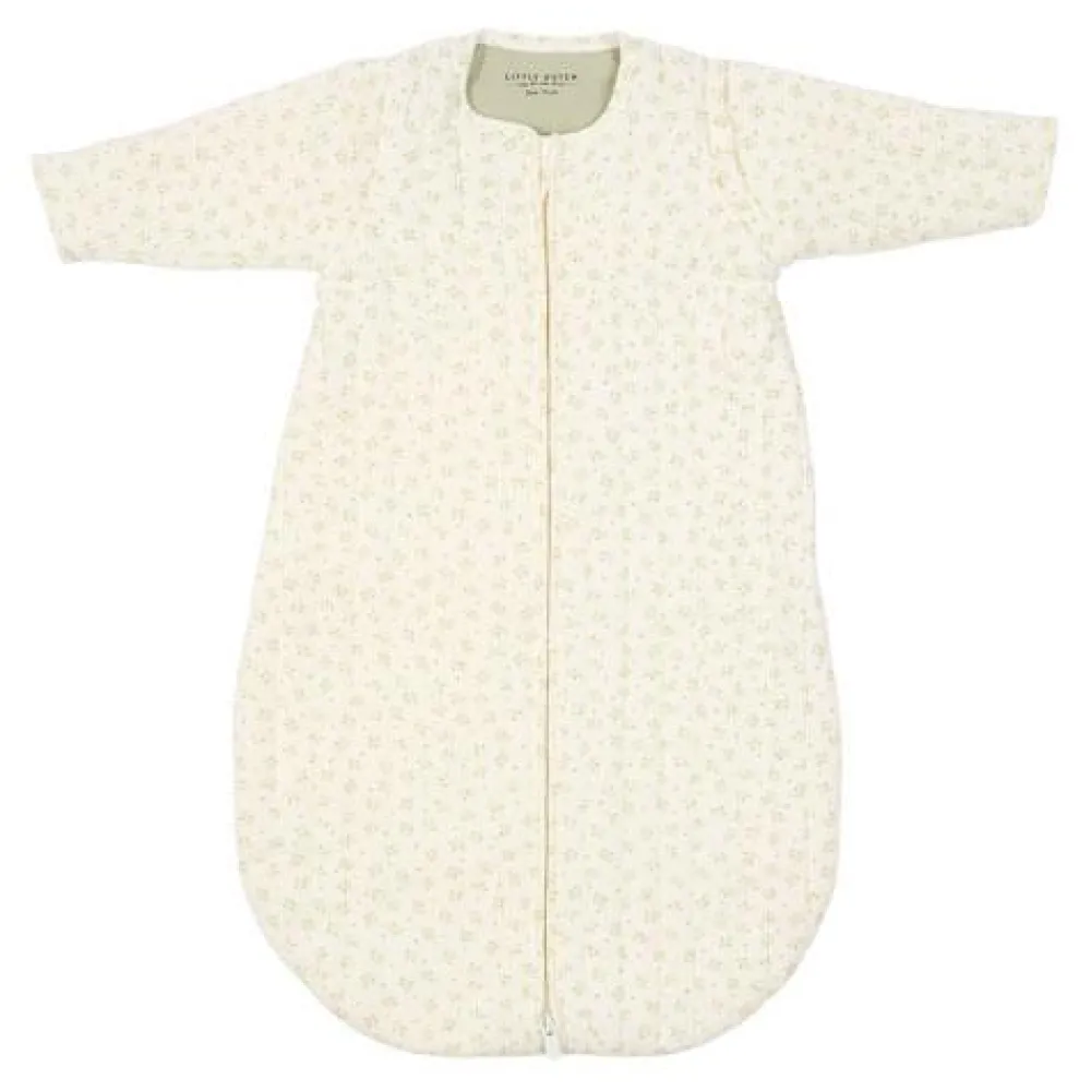 Little Dutch Slaapzak winter 70 cm - Groen - Maat 70 cm - Essentials - Blueberry Leaves