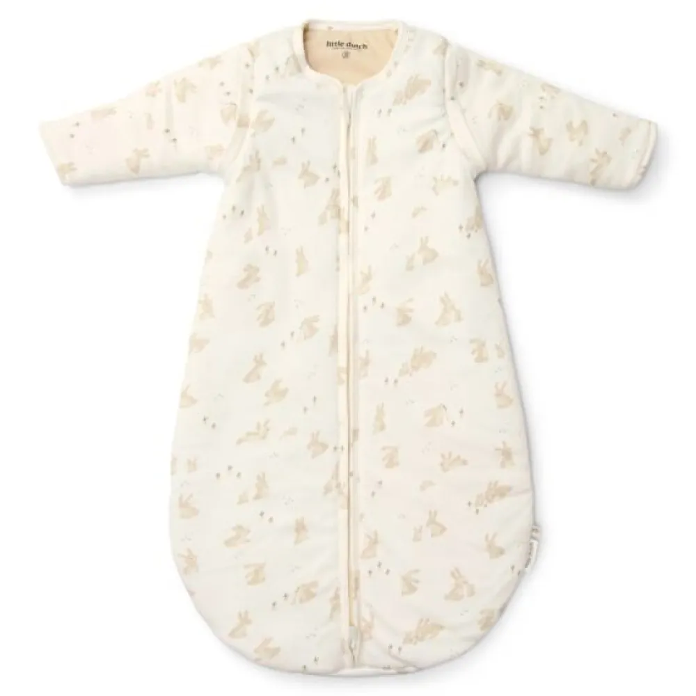 Little Dutch Slaapzak winter – Wit – Maat 70 cm – Newborn Naturals – Baby Bunny