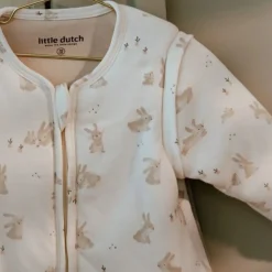 Little Dutch Slaapzak winter – Wit – Maat 90 cm – Newborn Naturals – Baby Bunny