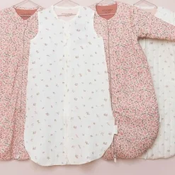 Little Dutch Slaapzak zomer 90 cm - Roze - Maat 90 cm - Fairy Garden - Fairy Floral