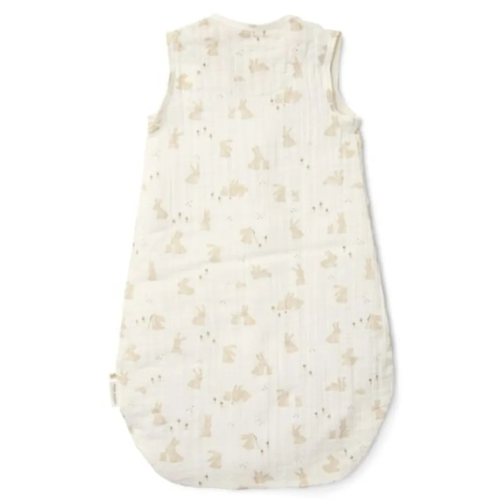 Little Dutch Slaapzak zomer – Wit – Maat 90 cm – Newborn Naturals – Baby Bunny