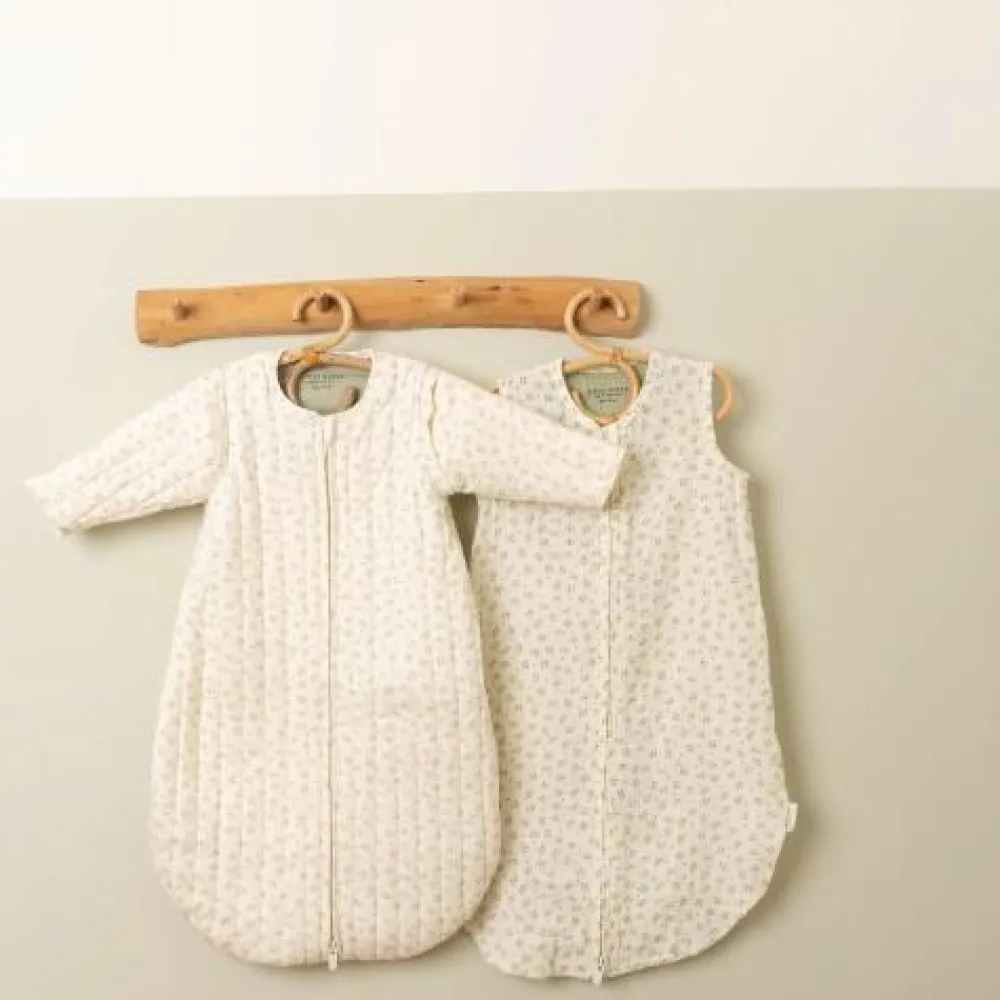 Little Dutch Slaapzak zomer hydrofiel 90 cm - Groen - Maat 90 cm - Essentials - Blueberry Leaves