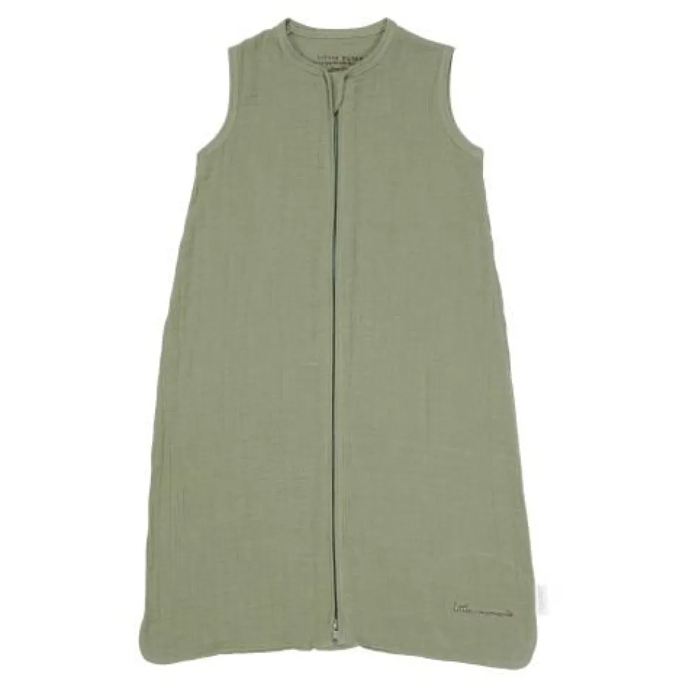 Little Dutch Slaapzak zomer hydrofiel 90 cm - Groen - Little Farm