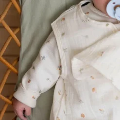 Little Dutch Slaapzak zomer hydrofiel 110 cm - Wit - Maat 110 cm - Forest Friends - Forest Treasures