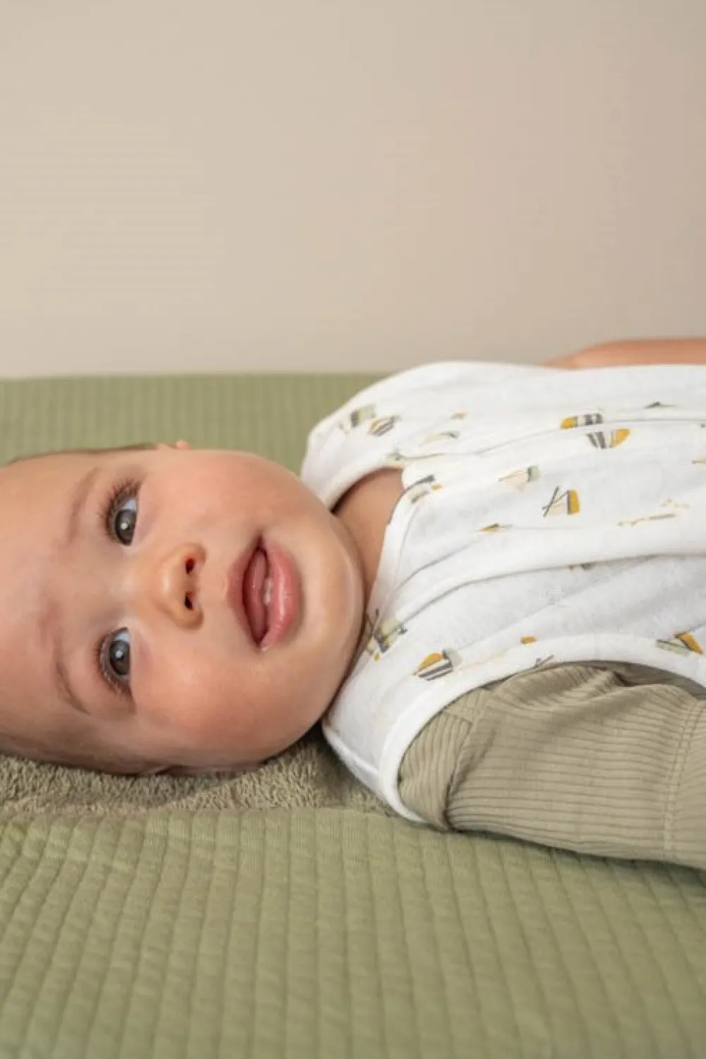 Little Dutch Slaapzak zomer hydrofiel 70 cm Sailors Bay White