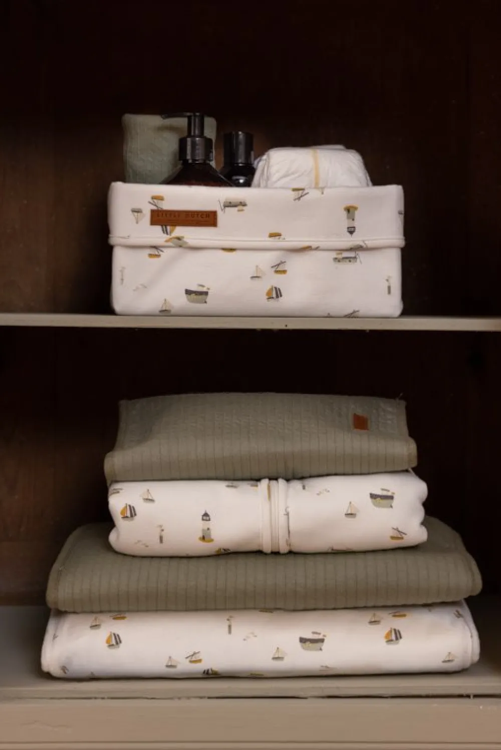 Little Dutch Slaapzak zomer hydrofiel 70 cm Sailors Bay White