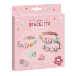 Little Dutch Slide Charm Bracelets - Roze - Fairy Garden