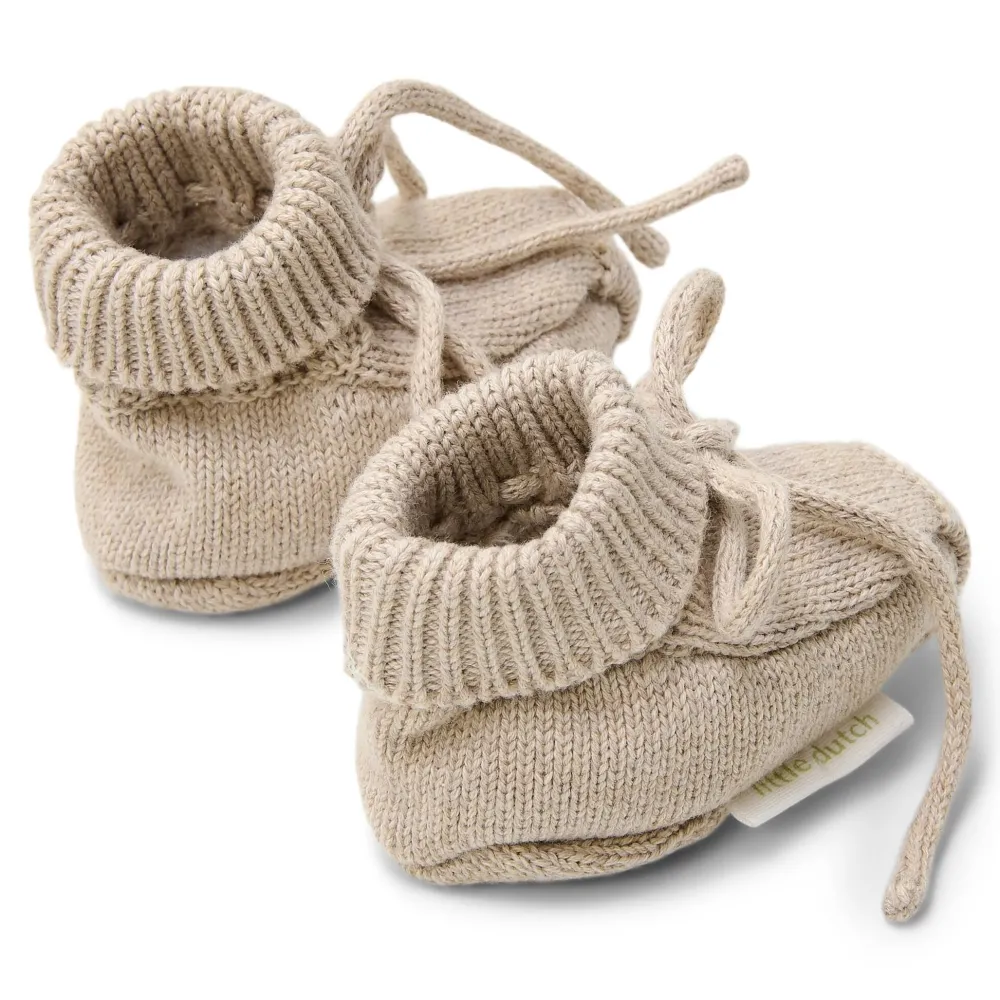 Little Dutch Slofjes - Beige - Newborn Naturals