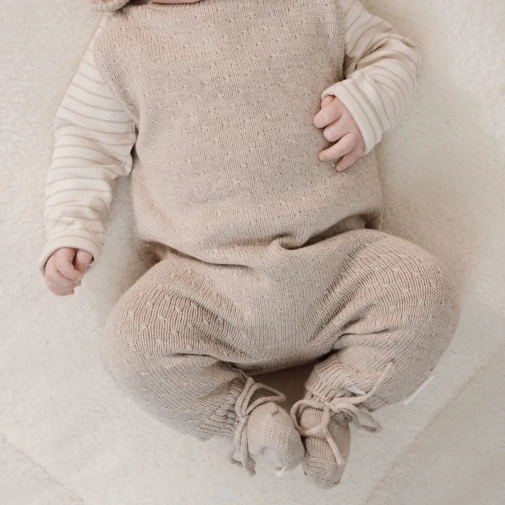 Little Dutch Slofjes - Beige - Newborn Naturals