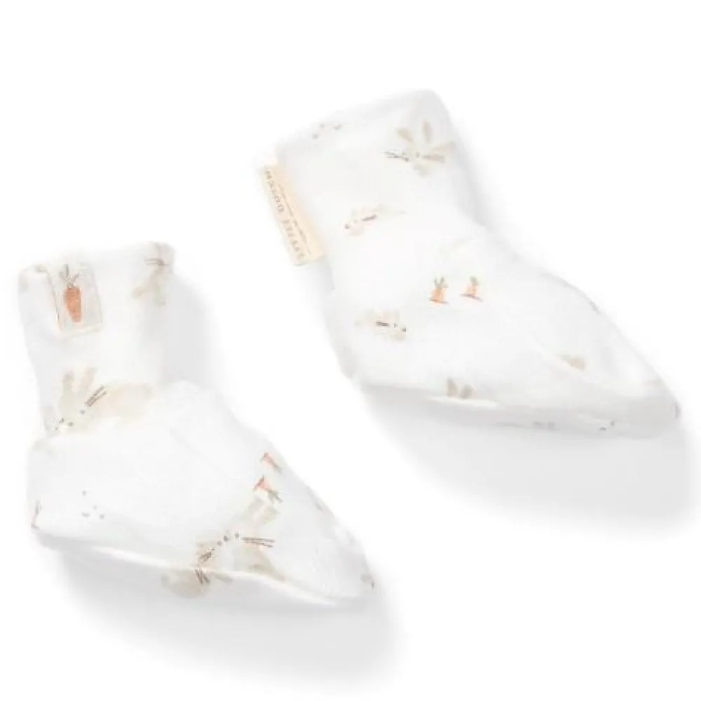 Little Dutch Slofjes - Wit - Newborn Naturals - Baby Bunny