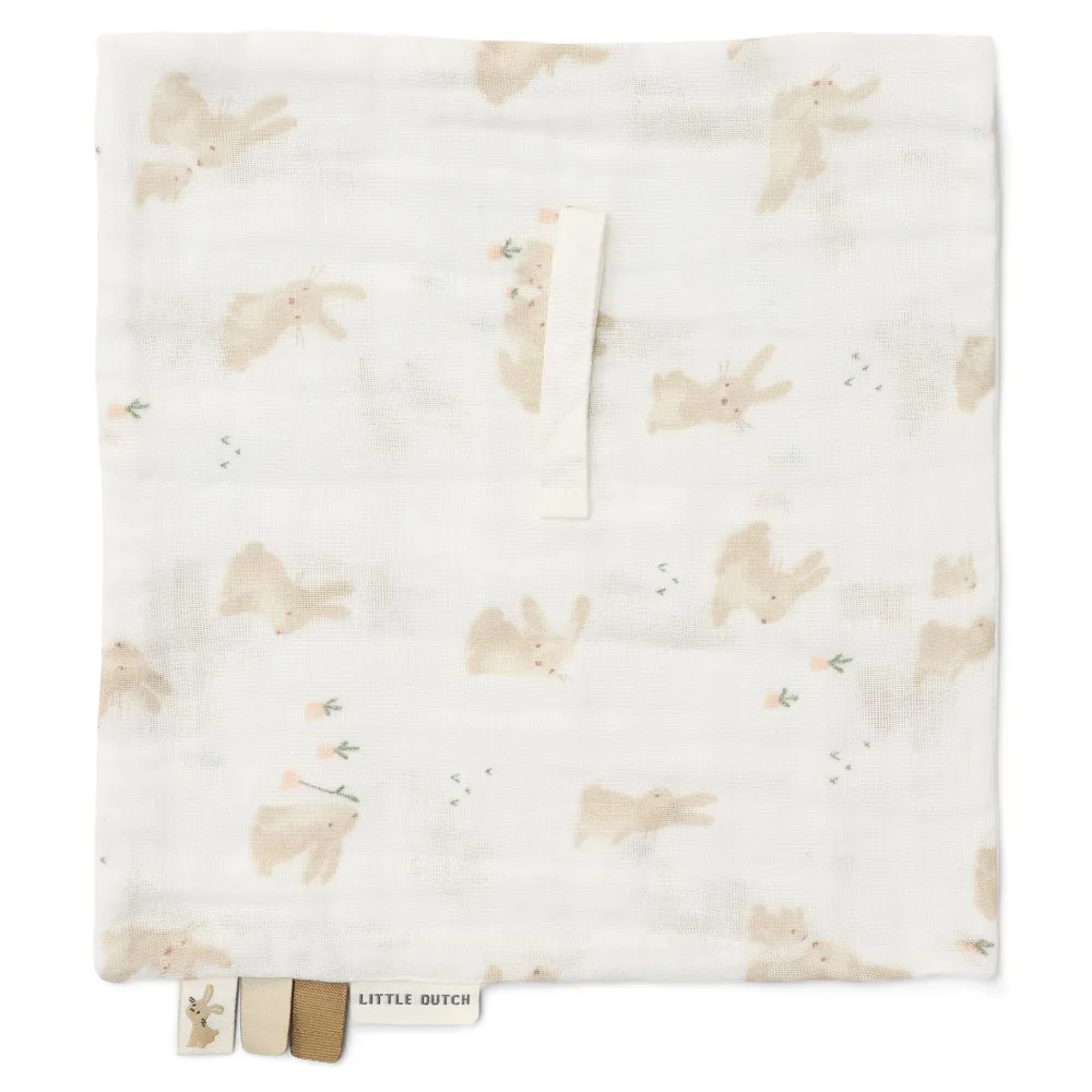 Little Dutch Speendoekje - Wit - Newborn Naturals - Baby Bunny