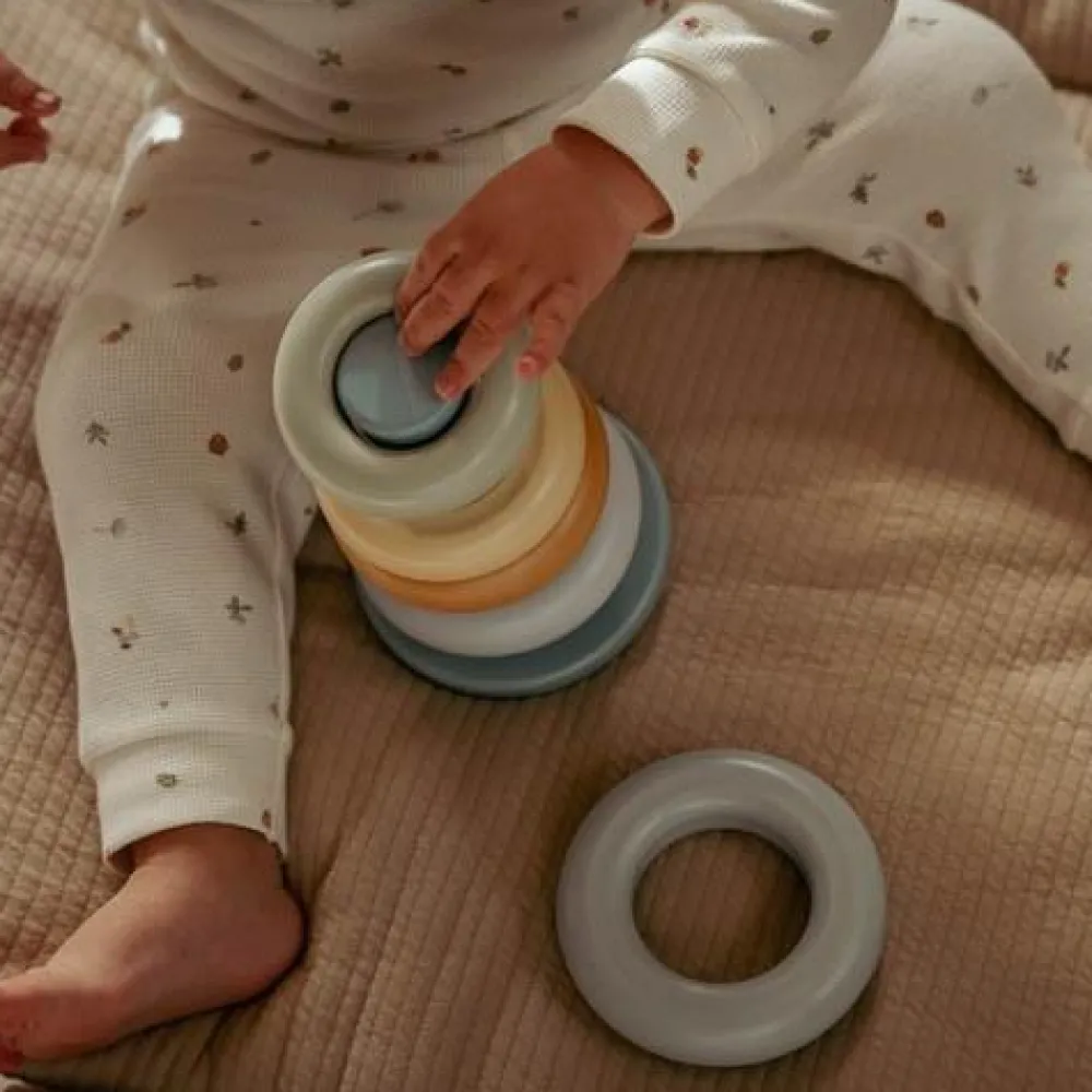 Little Dutch Stapelringen Blauw kunststof