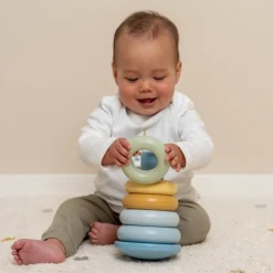 Little Dutch Stapelringen Blauw kunststof