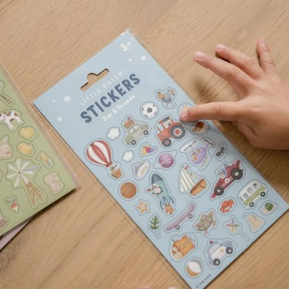 Little Dutch Stickervel Jim & Friends