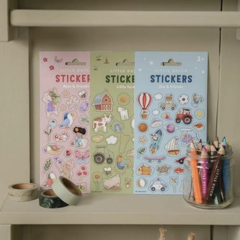 Little Dutch Stickervel Jim & Friends