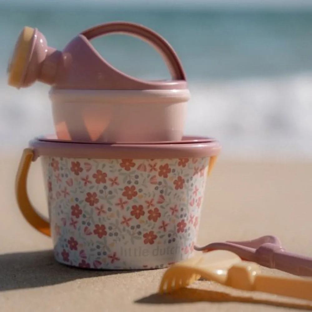 Little Dutch Strandset Pink Flowers set van 5