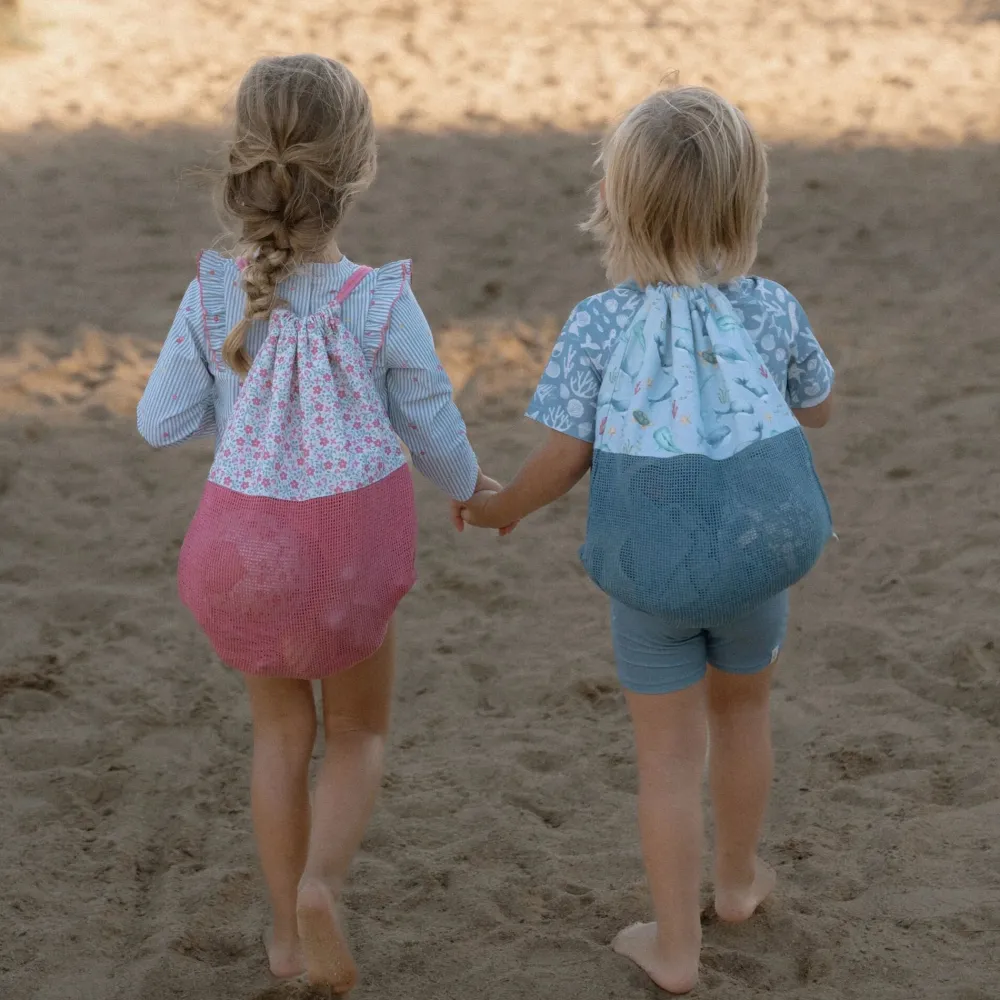 Little Dutch Strandtas - Meerkleurig - Maat one size - Sea Life