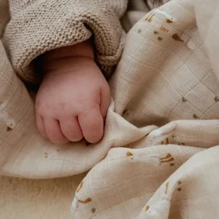 Little Dutch Swaddle - Beige - 120 cm - Newborn Naturals - Little Goose