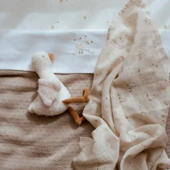 Little Dutch Swaddle - Beige - 120 cm - Newborn Naturals - Little Goose