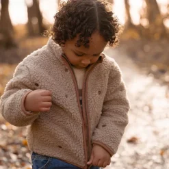 Little Dutch Teddy vest - Bruin - Forest Friends