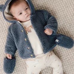 Little Dutch Teddy wanten - Blauw - Newborn Naturals