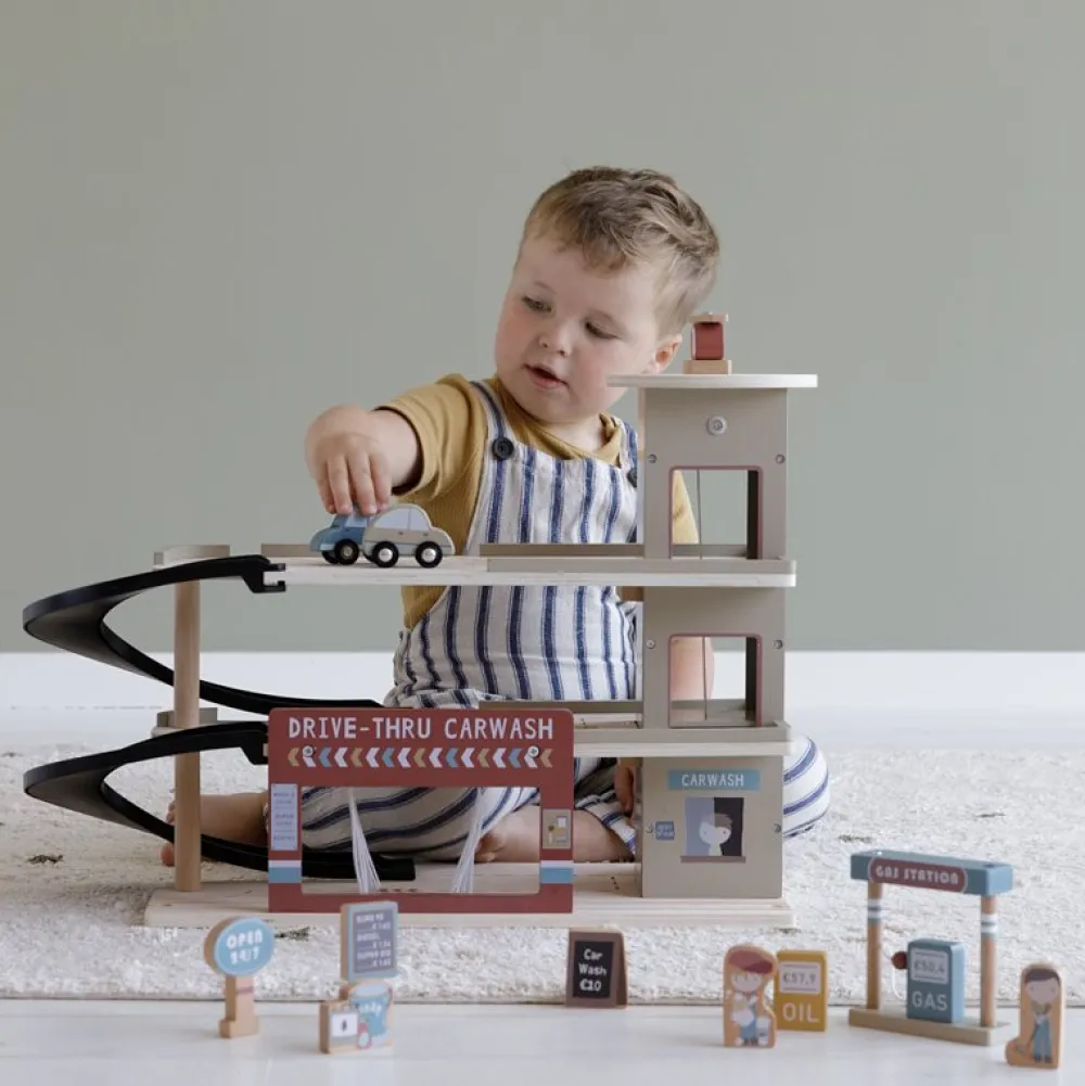 Little Dutch Treinbaanuitbreiding - garage