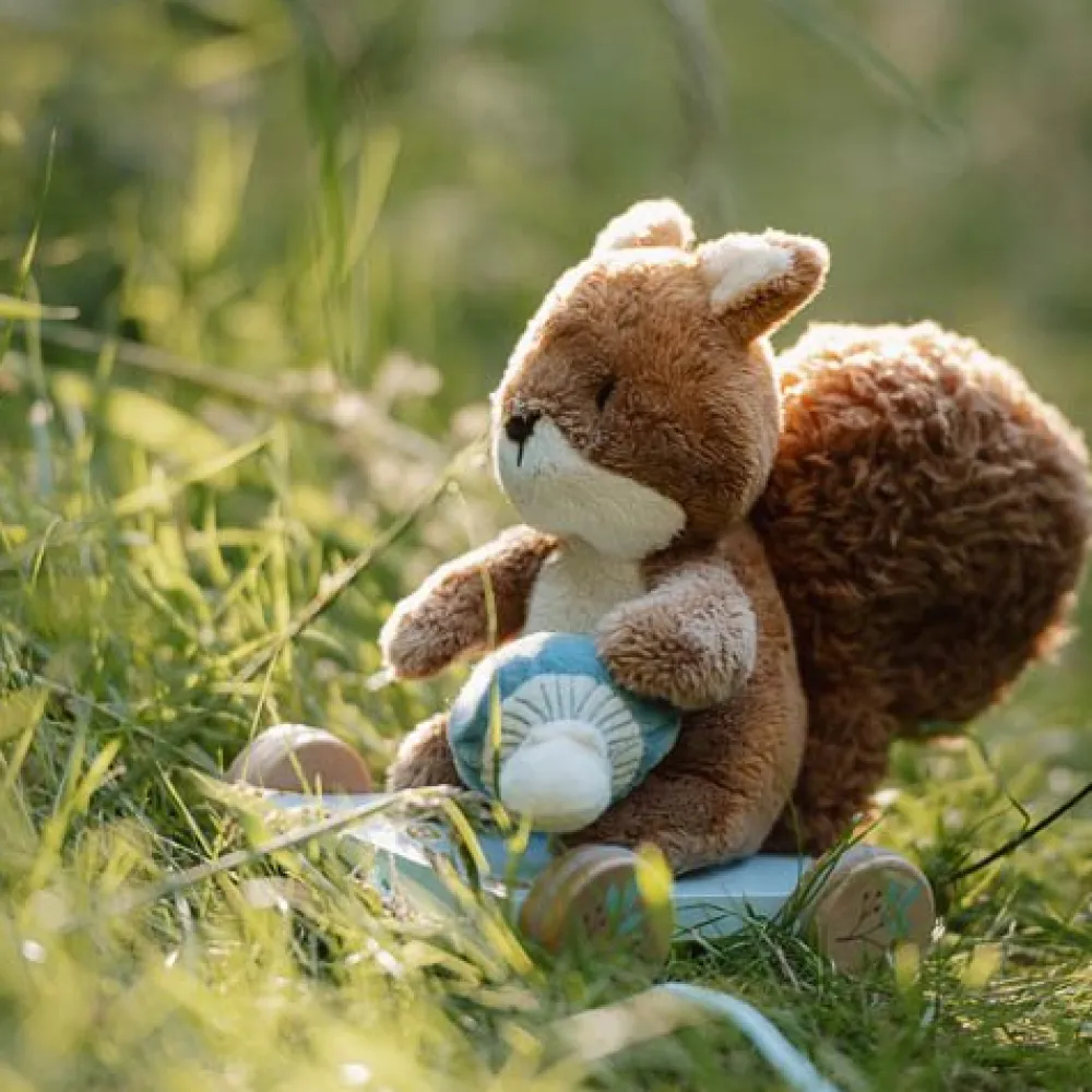 Little Dutch Trekdier Eekhoorn - Blauw - Forest Friends