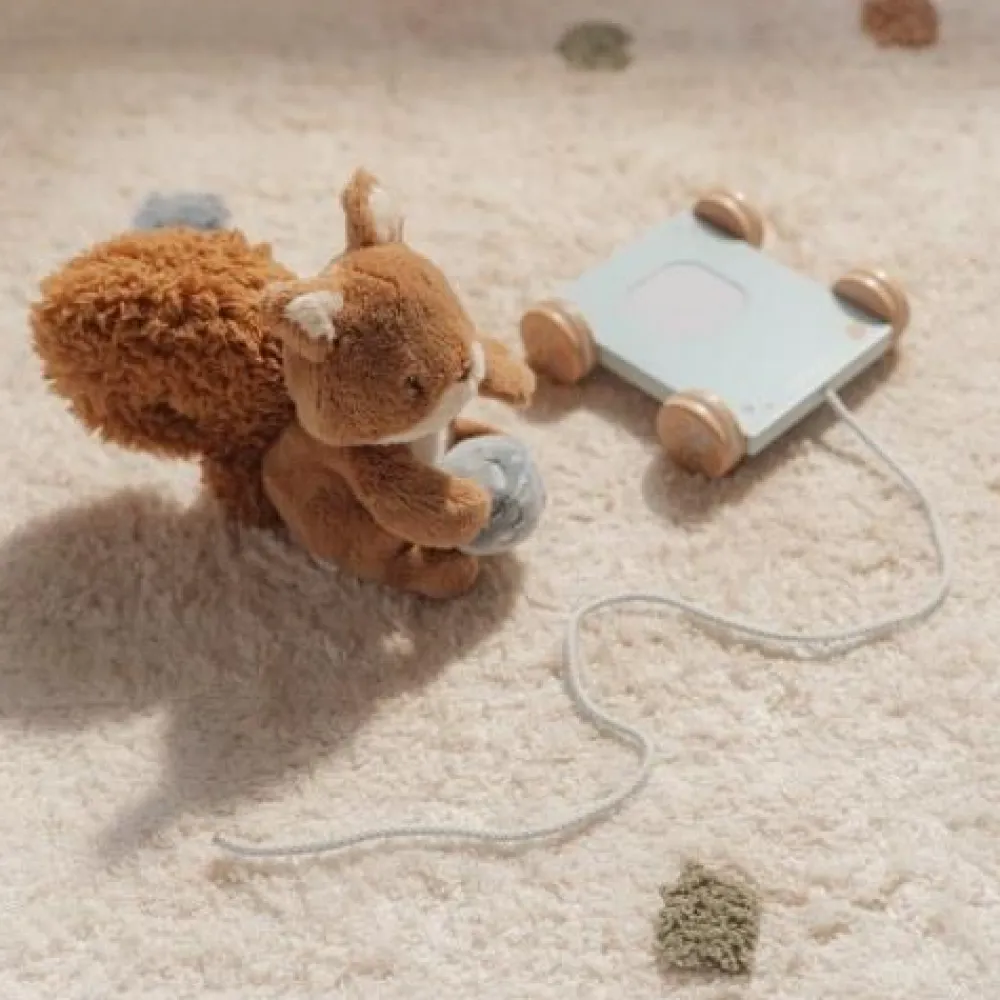 Little Dutch Trekdier Eekhoorn - Blauw - Forest Friends