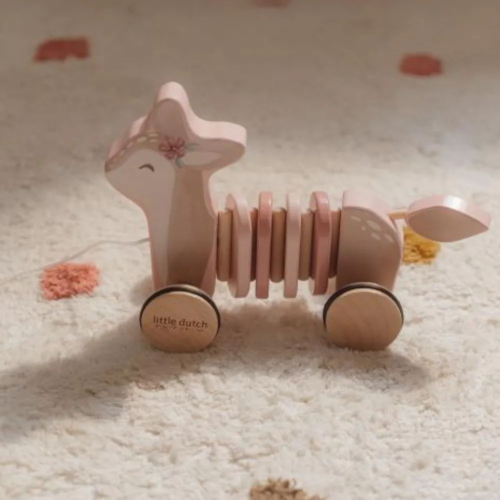 Little Dutch Trekdier Hert - Roze - Fairy Garden