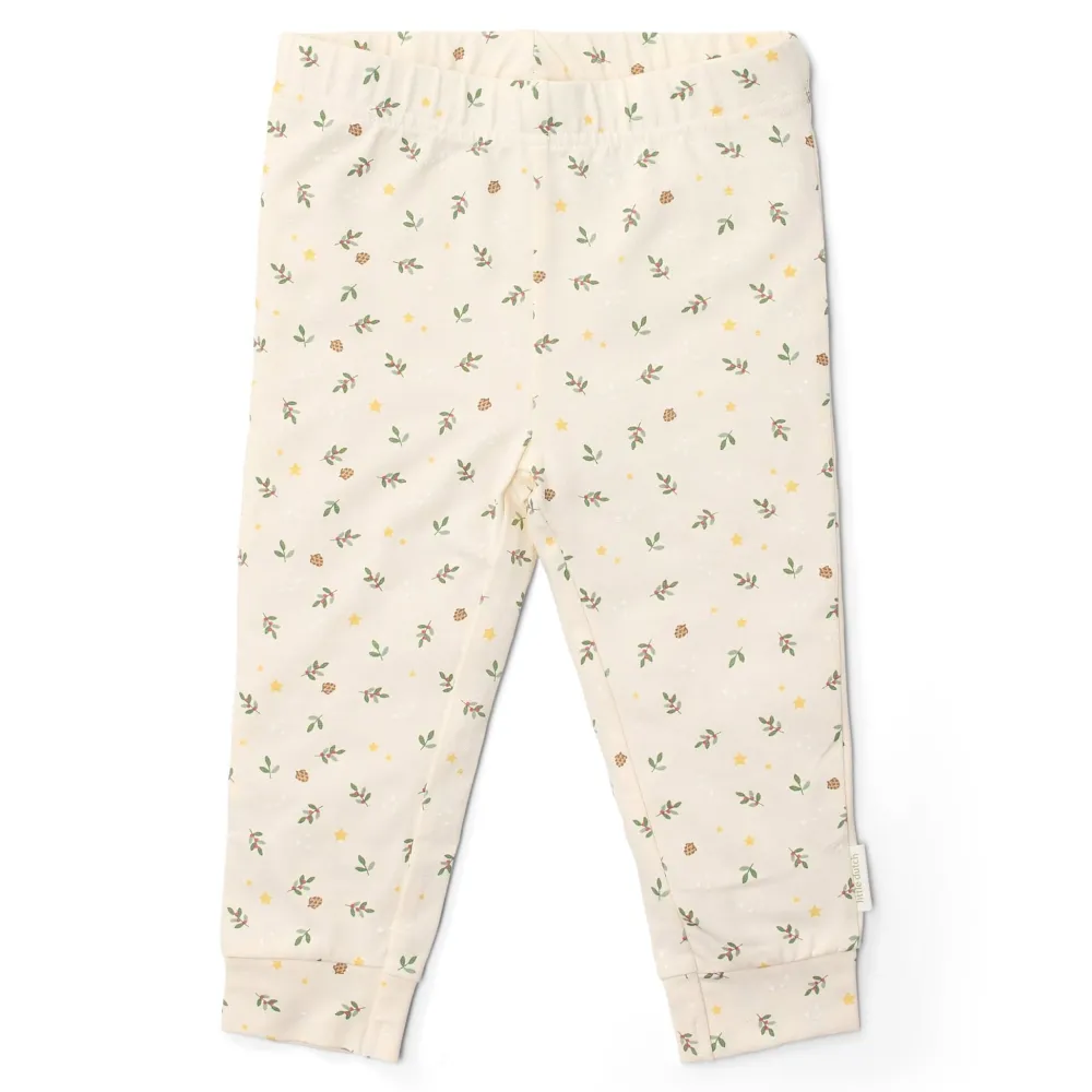 Little Dutch Tweedelige kerst pyjama – Beige